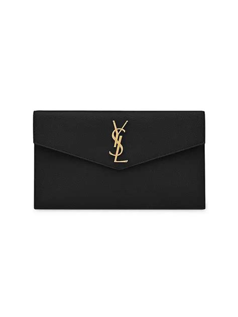 Saint Laurent Medium Uptown Leather Pouch 